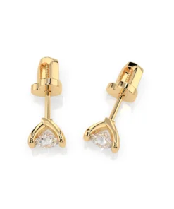 Solitaire Butterfly Earring (Round), 0.4 ct — 102-10016(3.7) - Image 5