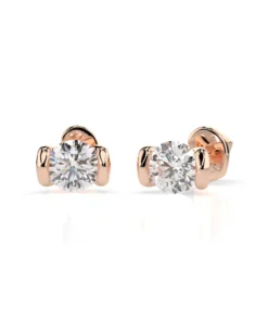 Solitaire Butterfly Earring (Round), 0.4 ct — 102-10016(3.7) - Image 7