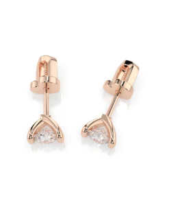 Solitaire Butterfly Earring (Round), 0.4 ct — 102-10016(3.7) - Image 8
