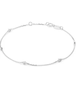Minimalism Bracelet (Round), 0.14 ct — 105-10008/5(1.9) - Image 3