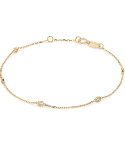 Minimalism Bracelet (Round), 0.14 ct — 105-10008/5(1.9) - Image 6