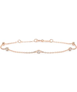Minimalism Bracelet (Round), 0.14 ct — 105-10008/5(1.9) - Image 7