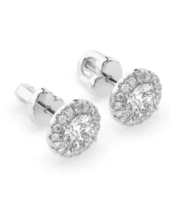 Alternative view of Solitaire Eternity Earring (Round), 1.0 ct — 102-10095(5.1)