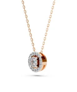 Illusion Necklace (Round), 0.03 ct — 104-10002(2.0) - Image 8