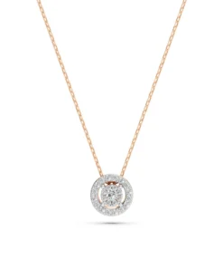 Illusion Necklace (Round), 0.03 ct — 104-10002(2.0) - Image 9