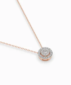 Illusion Necklace (Round), 0.06 ct — 104-10002(2.5) - Image 9