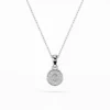 Illusion Necklace (Round), 0.01 ct — 104-10032