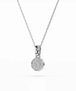 Alternative view of Illusion Necklace (Round), 0.01 ct — 104-10032