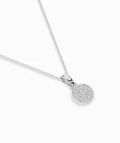 Illusion Necklace (Round), 0.01 ct — 104-10032 - Image 3