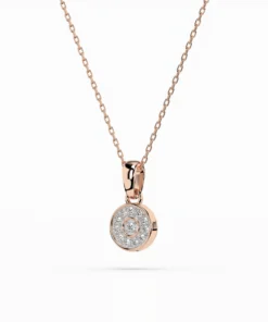 Illusion Necklace (Round), 0.01 ct — 104-10032 - Image 8