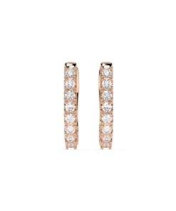 Eternity Earring (Round), 0.32 ct — 102-10044/2 - Image 7
