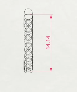 Eternity Earring (Round), 0.32 ct — 102-10044/2 - Image 10