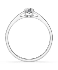 Alternative view of Solitaire Ring (Round), 0.45 ct — 101-10012/1(4.8)