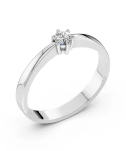 Solitaire Ring (Round), 0.15 ct — 101-10151(3.4)