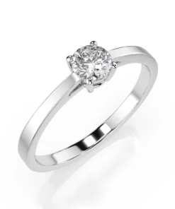Solitaire Ring (Round), 0.3 ct — 101-10012/1(4.2)