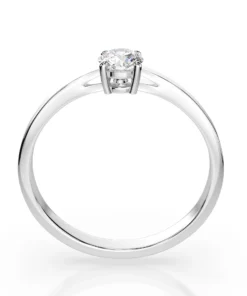 Alternative view of Solitaire Ring (Round), 0.3 ct — 101-10012/1(4.2)