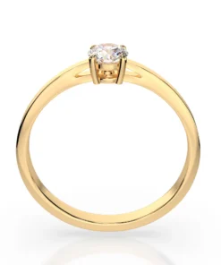 Solitaire Ring (Round), 0.3 ct — 101-10012/1(4.2) - Image 5