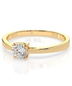Solitaire Ring (Round), 0.3 ct — 101-10012/1(4.2) - Image 6