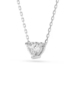 Alternative view of Solitaire Necklace (Heart), 0.3 ct — 104-10066(0.30)HRT