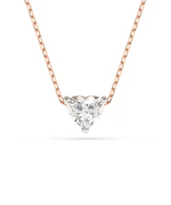 Solitaire Necklace (Heart), 0.3 ct — 104-10066(0.30)HRT - Image 7
