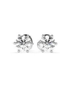 Solitaire Butterfly Earring (Round), 0.6 ct — 102-10027(4.2)