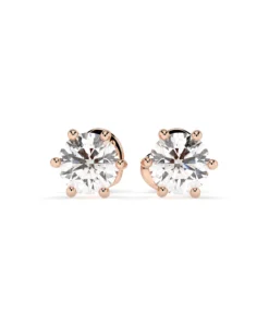 Solitaire Butterfly Earring (Round), 0.6 ct — 102-10027(4.2) - Image 7