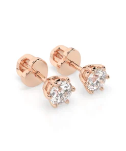 Solitaire Butterfly Earring (Round), 0.6 ct — 102-10027(4.2) - Image 8
