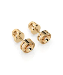 Minimalism Earring (Round), 0.04 ct — 102-10052 - Image 5