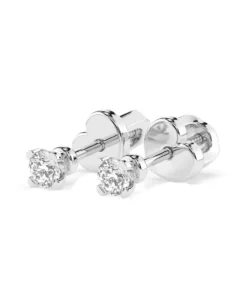 Solitaire Butterfly Earring (Round), 0.2 ct — 102-10089/2(3.0) - Image 3
