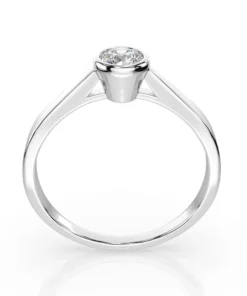 Alternative view of Solitaire Ring (Round), 0.3 ct — 101-10010(4.2)