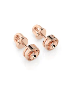 Minimalism Earring (Round), 0.04 ct — 102-10052 - Image 8
