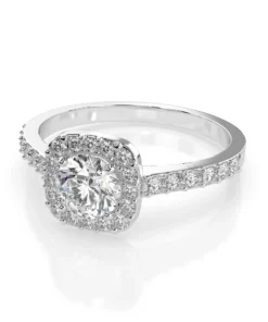 Solitaire Eternity Ring (Round), 0.4 ct — 101-10152(4.7) - Image 3
