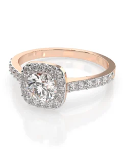 Solitaire Eternity Ring (Round), 0.4 ct — 101-10152(4.7) - Image 9
