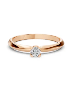 Solitaire Ring (Round), 0.1 ct — 101-10089(3.0) - Image 9