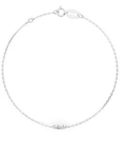 Alternative view of Minimalism Bracelet (Round), 0.07 ct — 105-10005