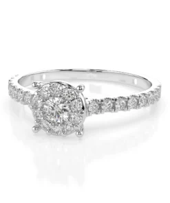 Solitaire Eternity Ring (Round), 0.06 ct — 101-10017(2.5) - Image 3