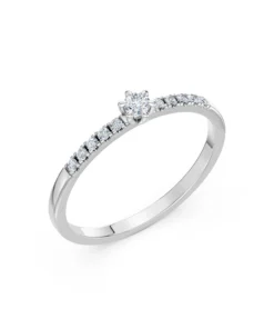 Solitaire Eternity Ring, 0.07 ct — 101-10126/4(2.6)