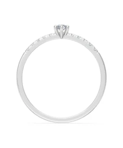 Alternative view of Solitaire Eternity Ring, 0.07 ct — 101-10126/4(2.6)