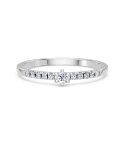 Solitaire Eternity Ring, 0.07 ct — 101-10126/4(2.6) - Image 3