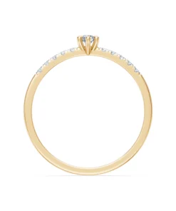 Solitaire Eternity Ring, 0.07 ct — 101-10126/4(2.6) - Image 5