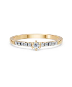 Solitaire Eternity Ring, 0.07 ct — 101-10126/4(2.6) - Image 6
