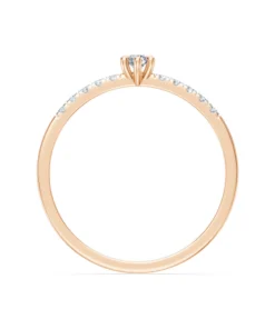 Solitaire Eternity Ring, 0.07 ct — 101-10126/4(2.6) - Image 8