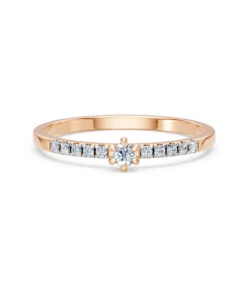 Solitaire Eternity Ring, 0.07 ct — 101-10126/4(2.6) - Image 9
