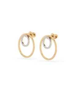 Minimalism Earring (Round), 0.25 ct — 102-10165 - Image 5