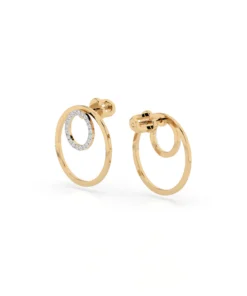 Minimalism Earring (Round), 0.25 ct — 102-10165 - Image 6