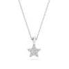 Minimalism Necklace (Round), 0.03 ct — 104-10077