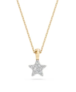 Minimalism Necklace (Round), 0.03 ct — 104-10077 - Image 4