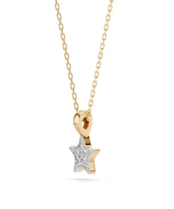 Minimalism Necklace (Round), 0.03 ct — 104-10077 - Image 5