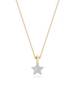 Minimalism Necklace (Round), 0.03 ct — 104-10077 - Image 6