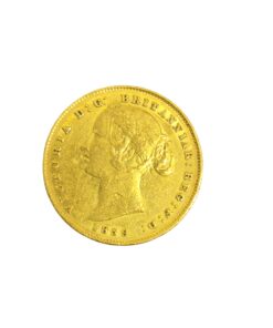 1859 Sydney Mint Australia Full Sovereign Gold Coin | Biggold